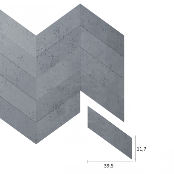 PB35 JODEŁKA Beton architektoniczny panel 3D