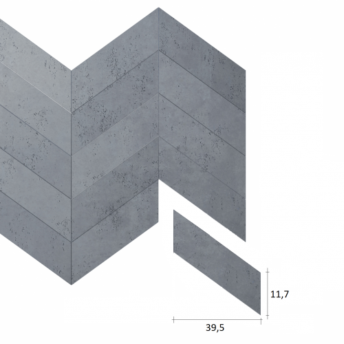 PB35 JODEŁKA Beton architektoniczny panel 3D
